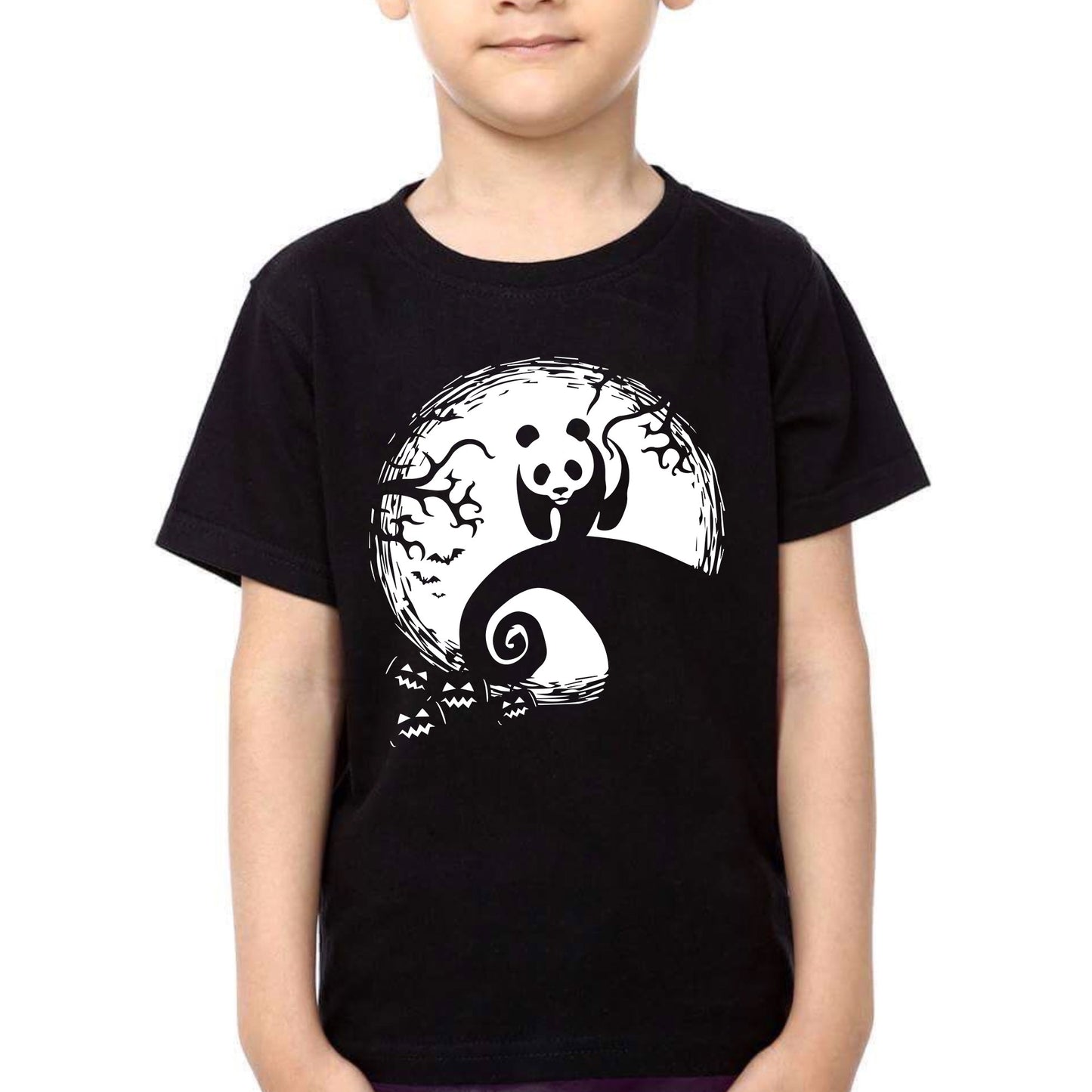 Panda And Moon Halloween Costume Shirt