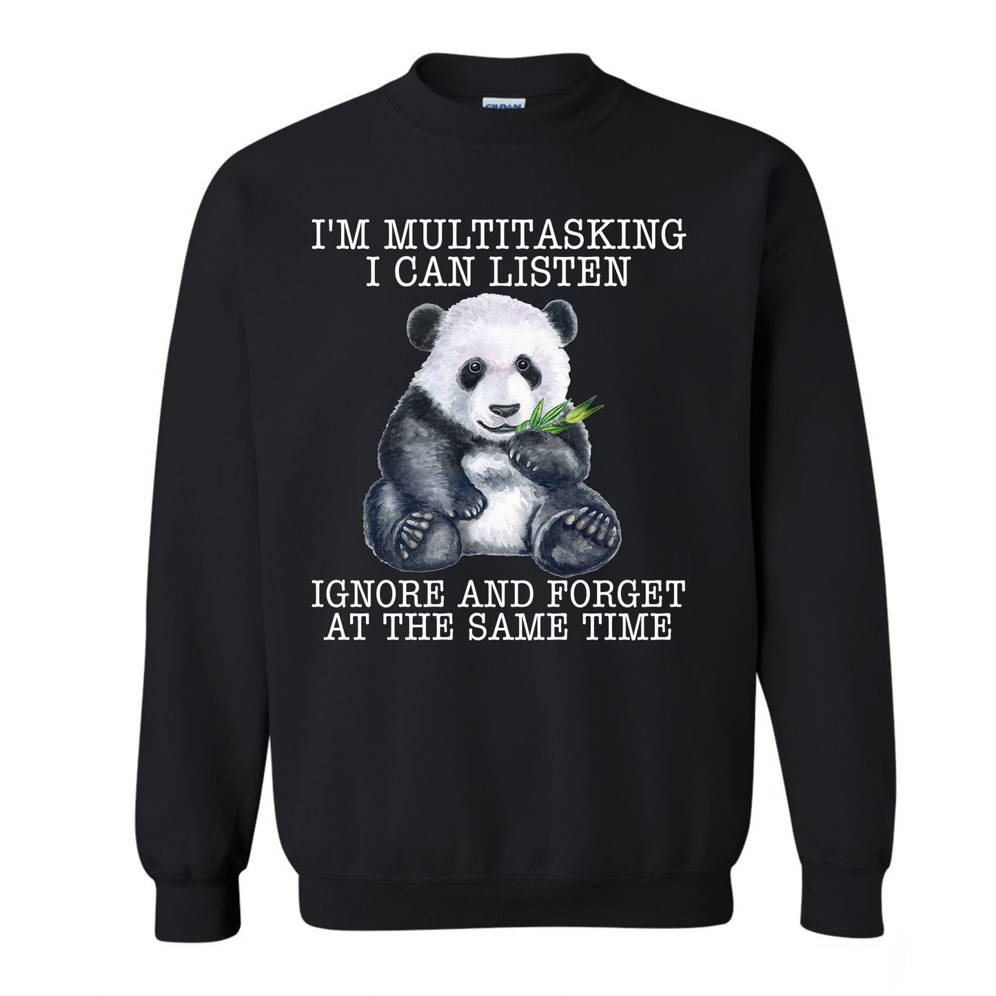 Panda I’m Multitasking I Can Listen Ignore And Forget At The Same Time