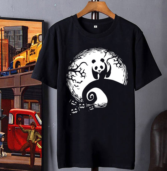 Panda And Moon Halloween Costume Shirt