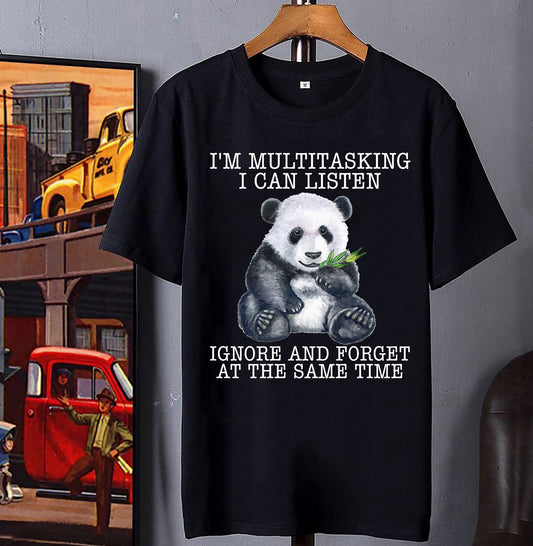 Panda I’m Multitasking I Can Listen Ignore And Forget At The Same Time