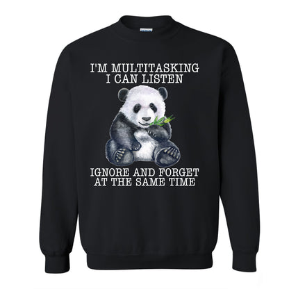 Panda I’m Multitasking I Can Listen Ignore And Forget At The Same Time