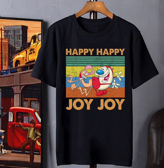 Ren And Stimpy Happy Happy Joy Joy Vintage Shirt