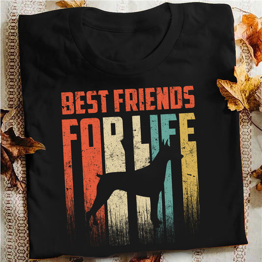 Doberman Pinscher Best Friends For Life Shirt
