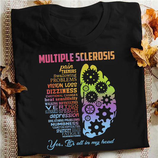 Multiple sclerosis pain tremors swallowing problems vision loss dizziness yes it's all in my head